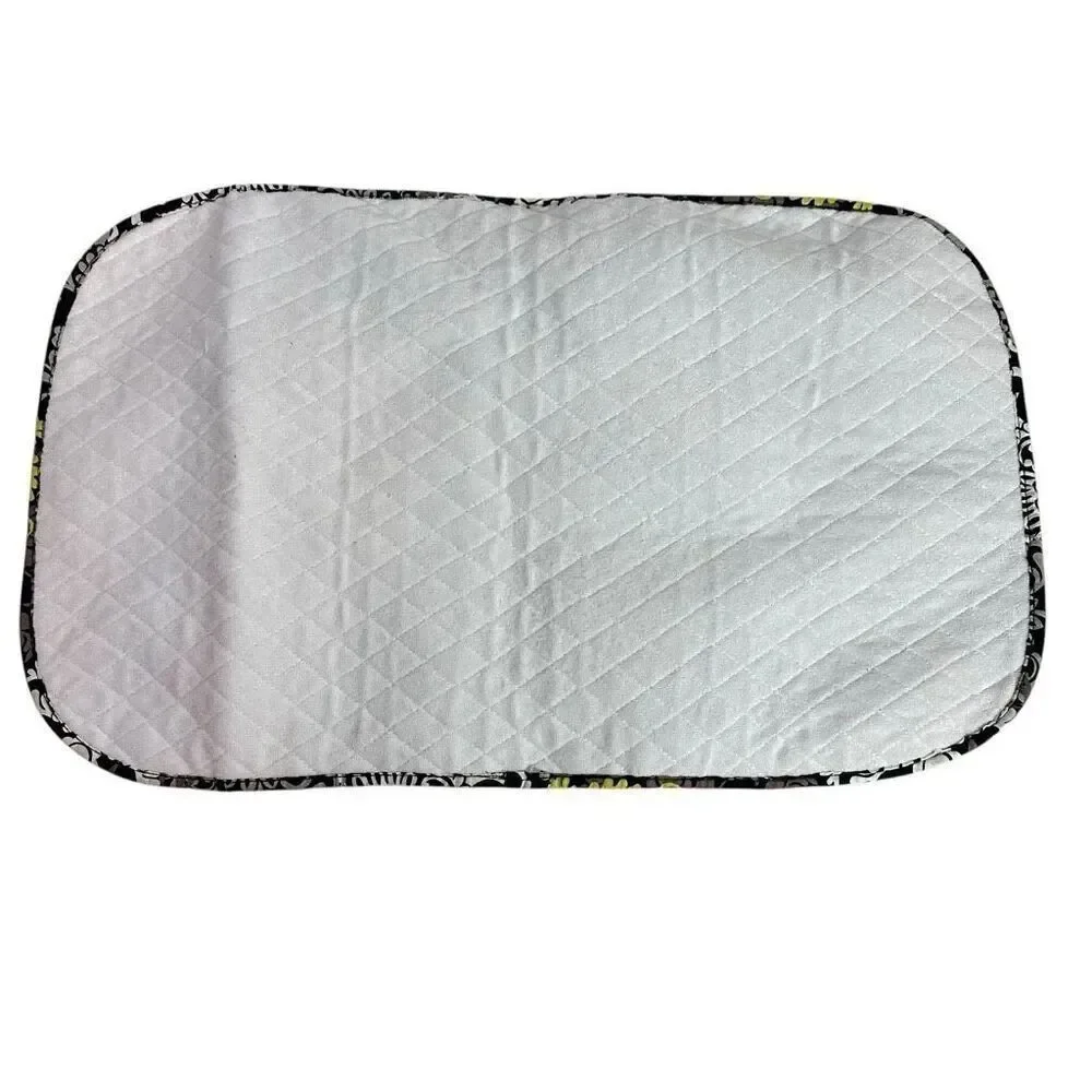 Vera Bradley Brown Quilted Baby Bag with Changing Pad